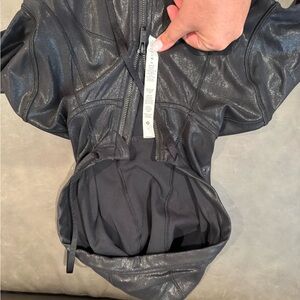 Lululemon Athletica Metallic Black Jacket